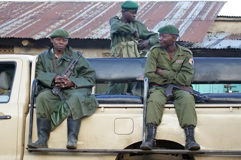 Hills of eastern Congo near the Burundi border
